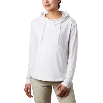 Columbia PFG Slack Water Knit, Sudaderas Con Capucha Blancos Para Mujer | 172065-MDA